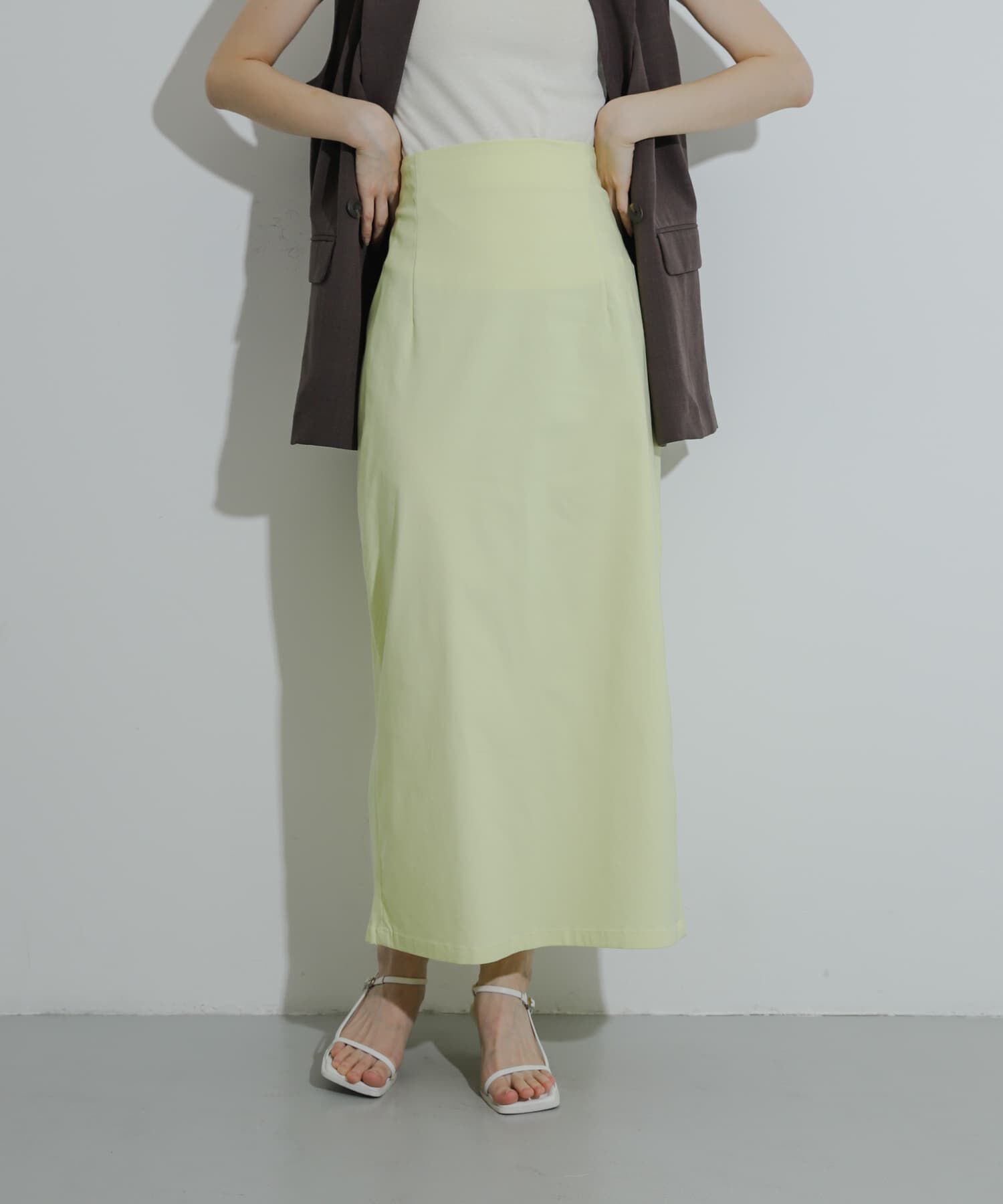 SENSE OF PLACE by URBAN RESEARCH「ストレッチサスツキハイウエストスカート」|スカート|