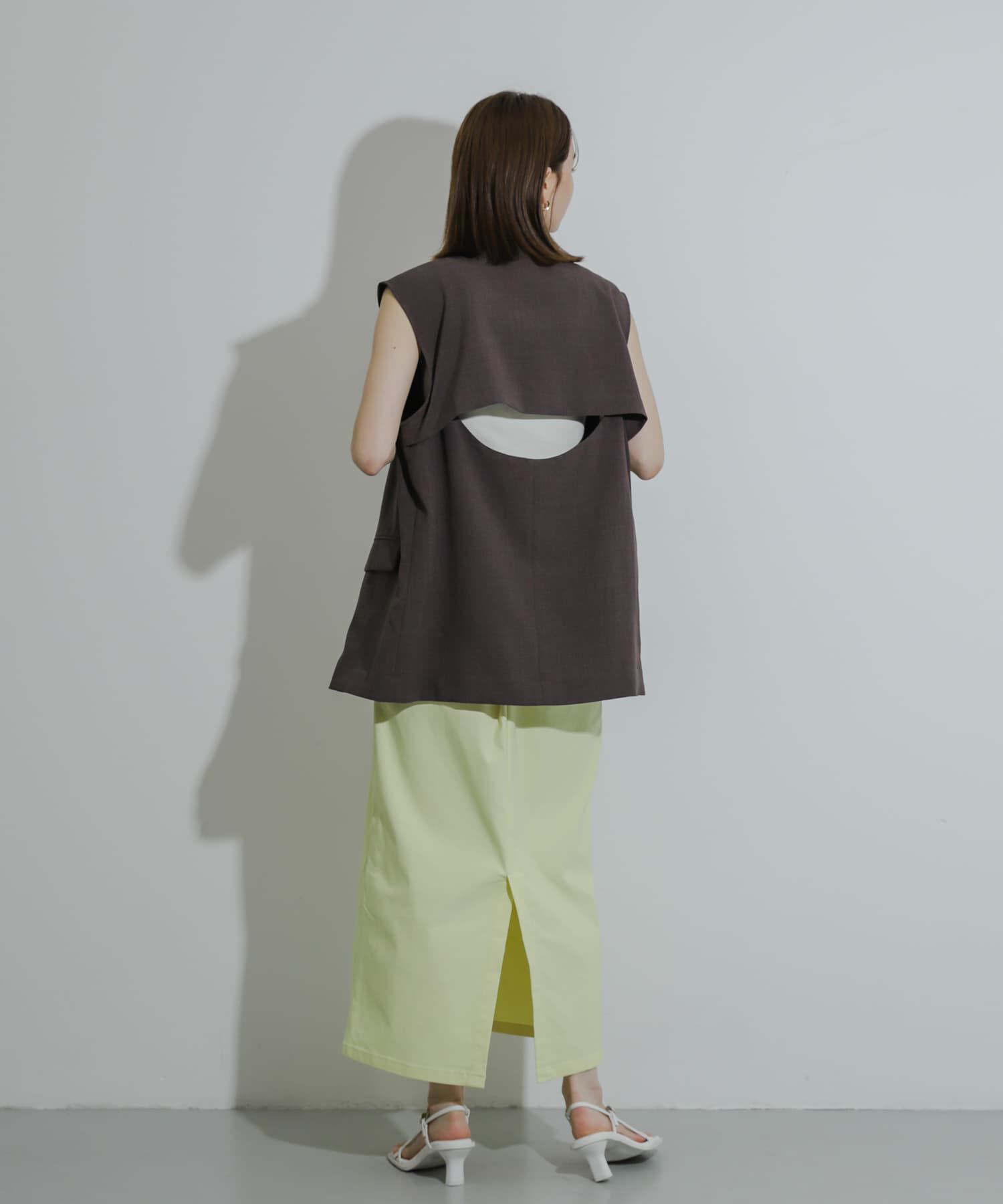 SENSE OF PLACE by URBAN RESEARCH「ストレッチサスツキハイウエストスカート」|スカート|