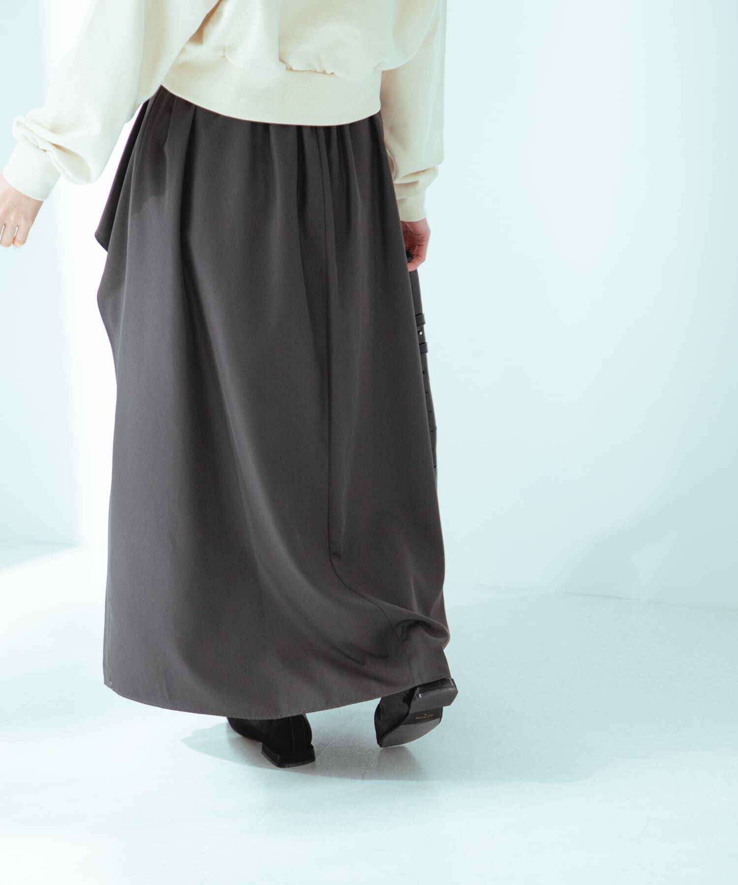 SENSE OF PLACE by URBAN RESEARCH「シアープリーツレイヤードスカート」|スカート|