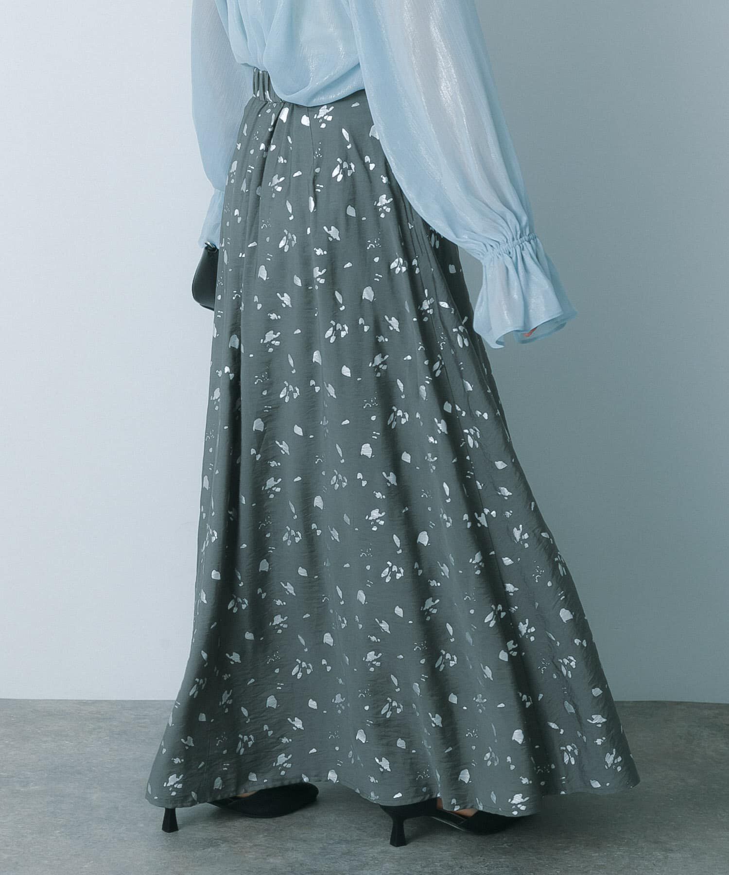 SENSE OF PLACE by URBAN RESEARCH「ハクプリントフレアスカート」|スカート|