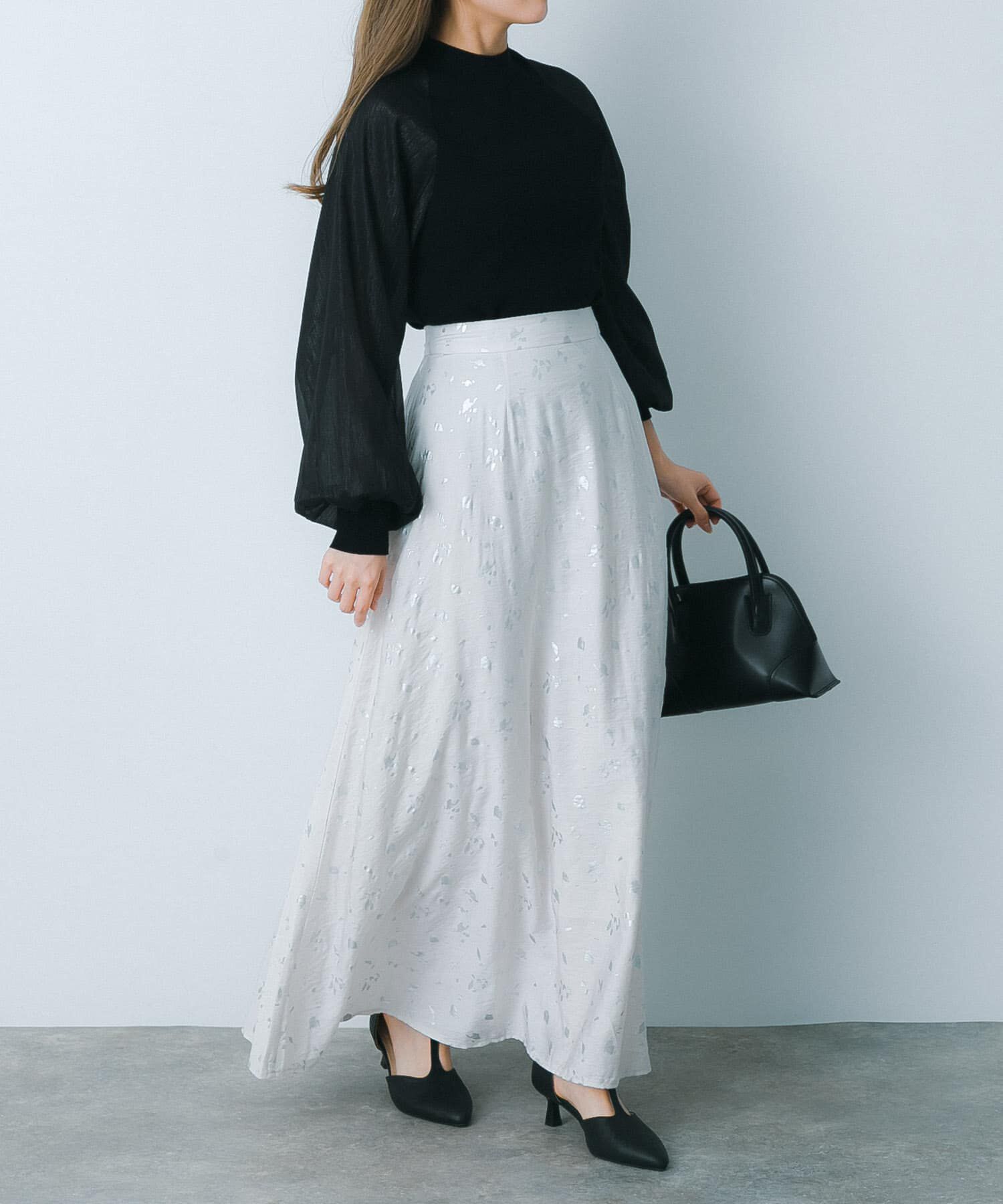 SENSE OF PLACE by URBAN RESEARCH「ハクプリントフレアスカート」|スカート|