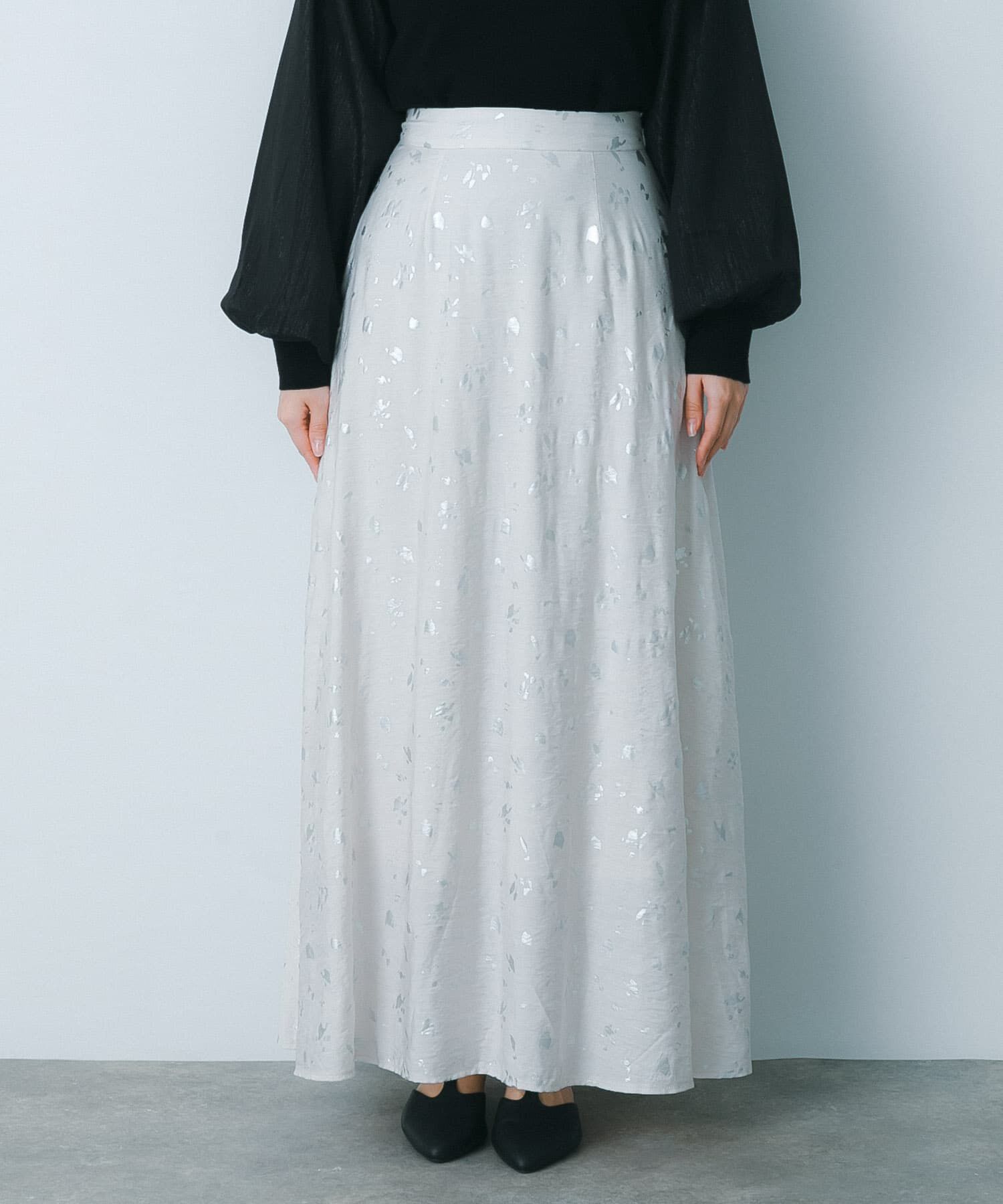 SENSE OF PLACE by URBAN RESEARCH「ハクプリントフレアスカート」|スカート|