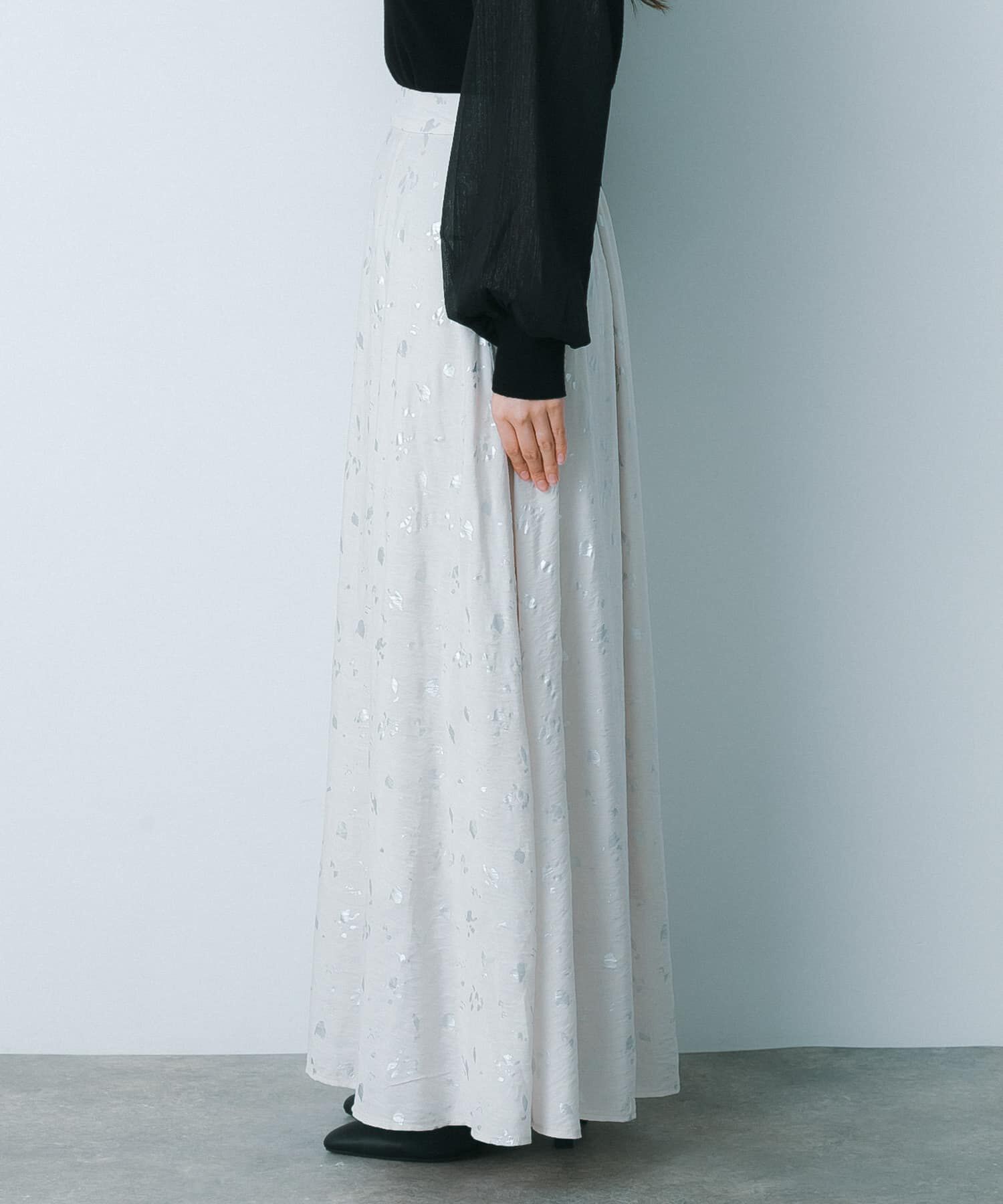 SENSE OF PLACE by URBAN RESEARCH「ハクプリントフレアスカート」|スカート|