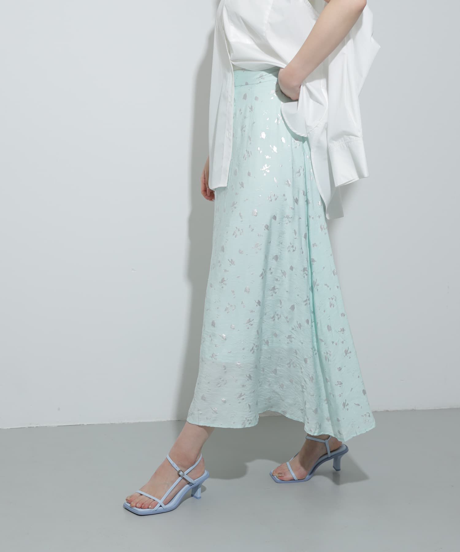 SENSE OF PLACE by URBAN RESEARCH「ハクプリントフレアスカート」|スカート|