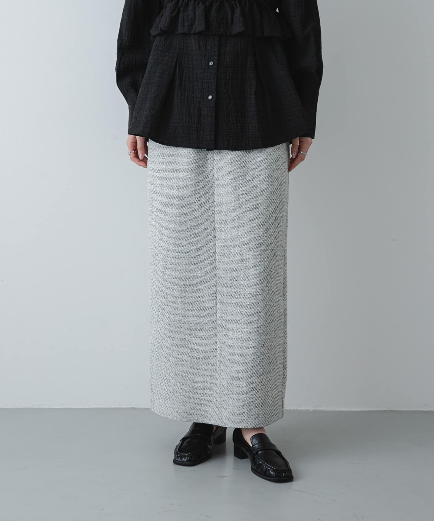 SENSE OF PLACE by URBAN RESEARCH「ツイードアイラインスカート」|スカート|