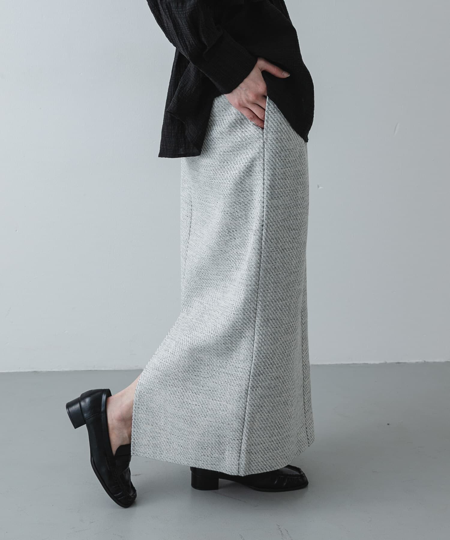 SENSE OF PLACE by URBAN RESEARCH「ツイードアイラインスカート」|スカート|