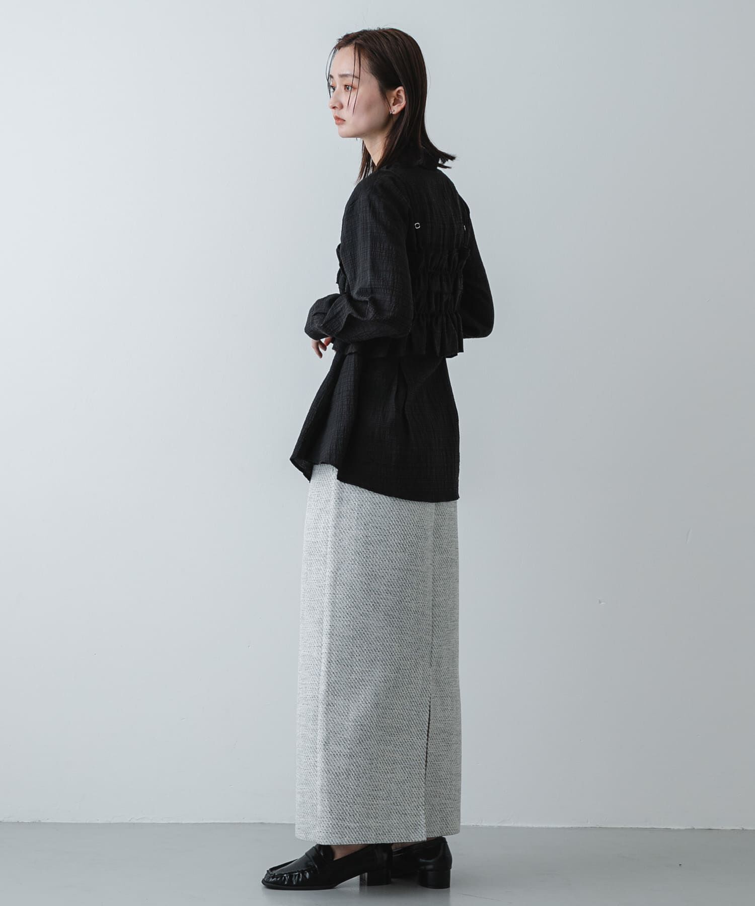 SENSE OF PLACE by URBAN RESEARCH「ツイードアイラインスカート」|スカート|