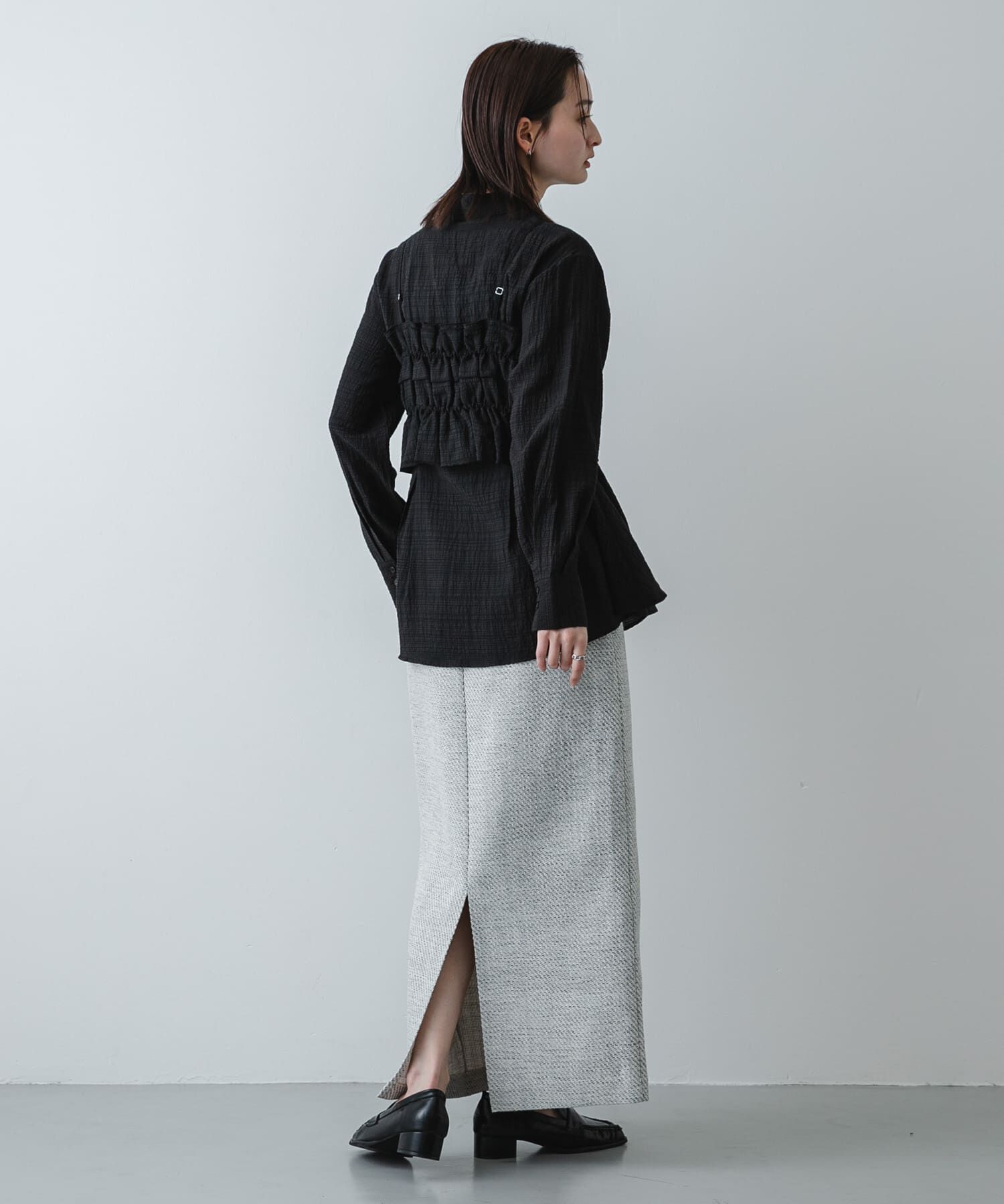 SENSE OF PLACE by URBAN RESEARCH「ツイードアイラインスカート」|スカート|