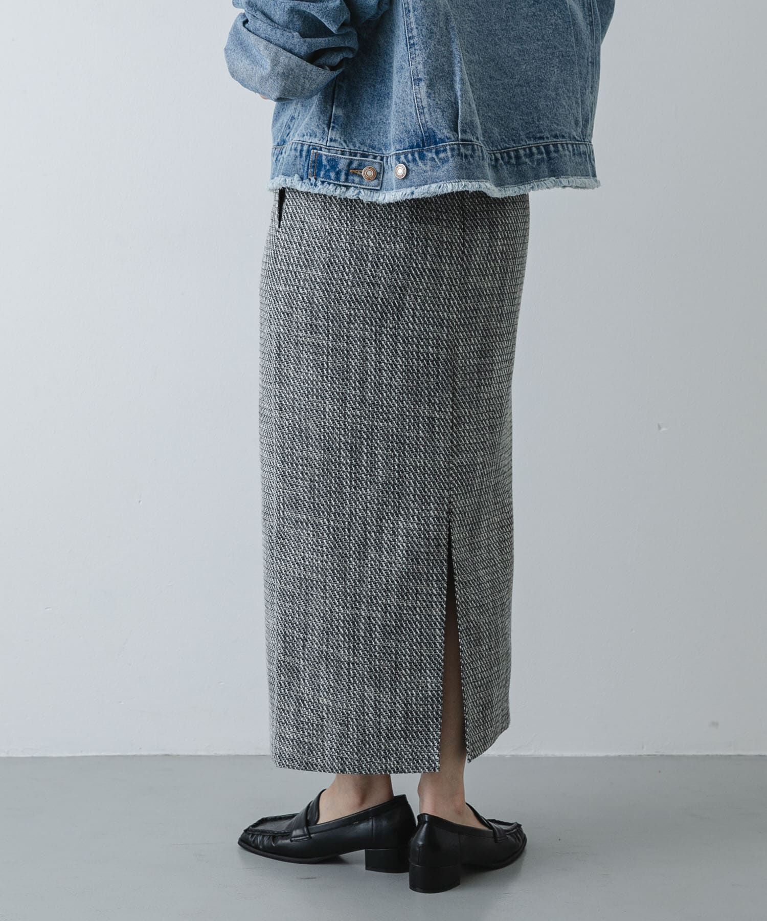 SENSE OF PLACE by URBAN RESEARCH「ツイードアイラインスカート」|スカート|