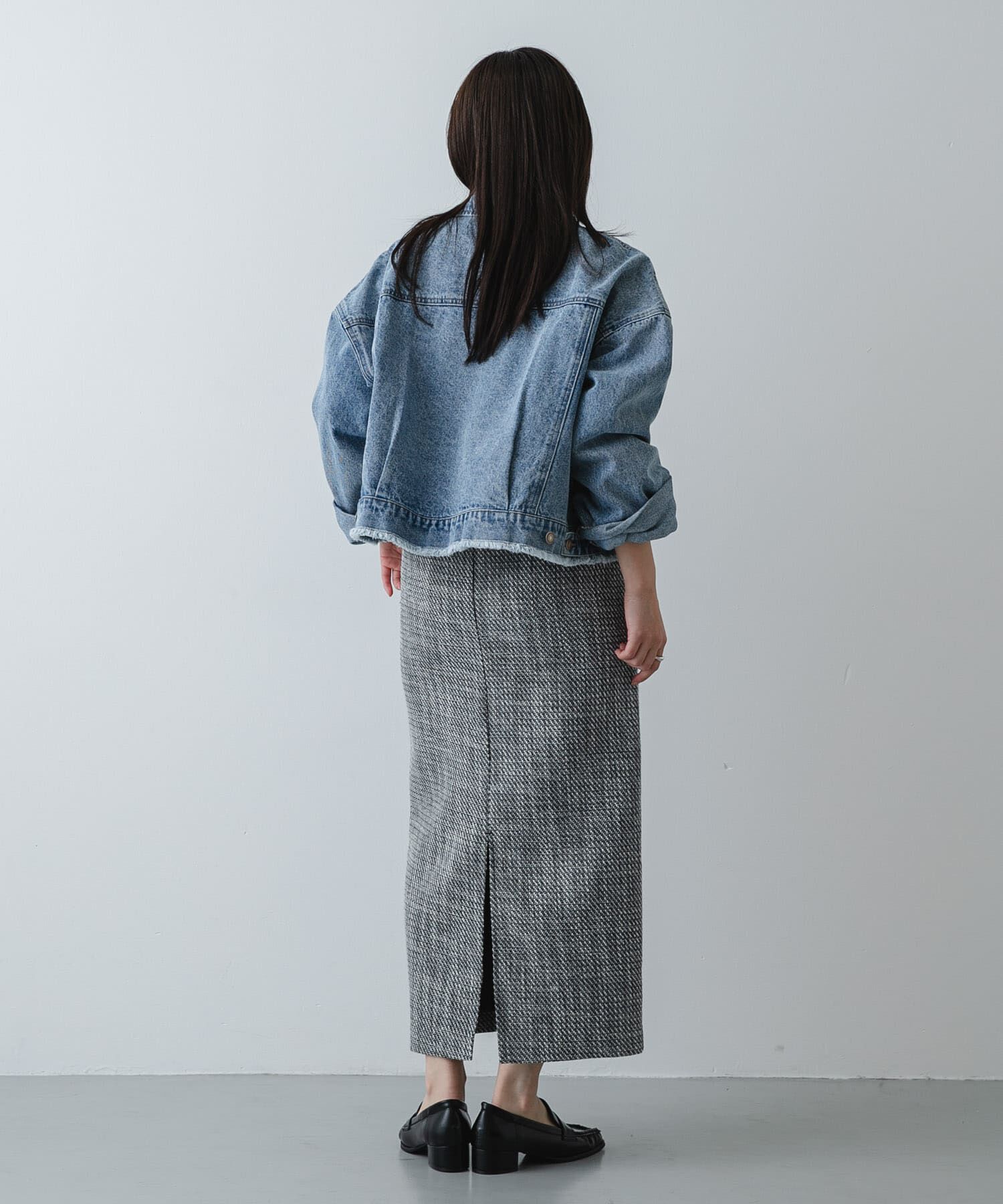 SENSE OF PLACE by URBAN RESEARCH「ツイードアイラインスカート」|スカート|