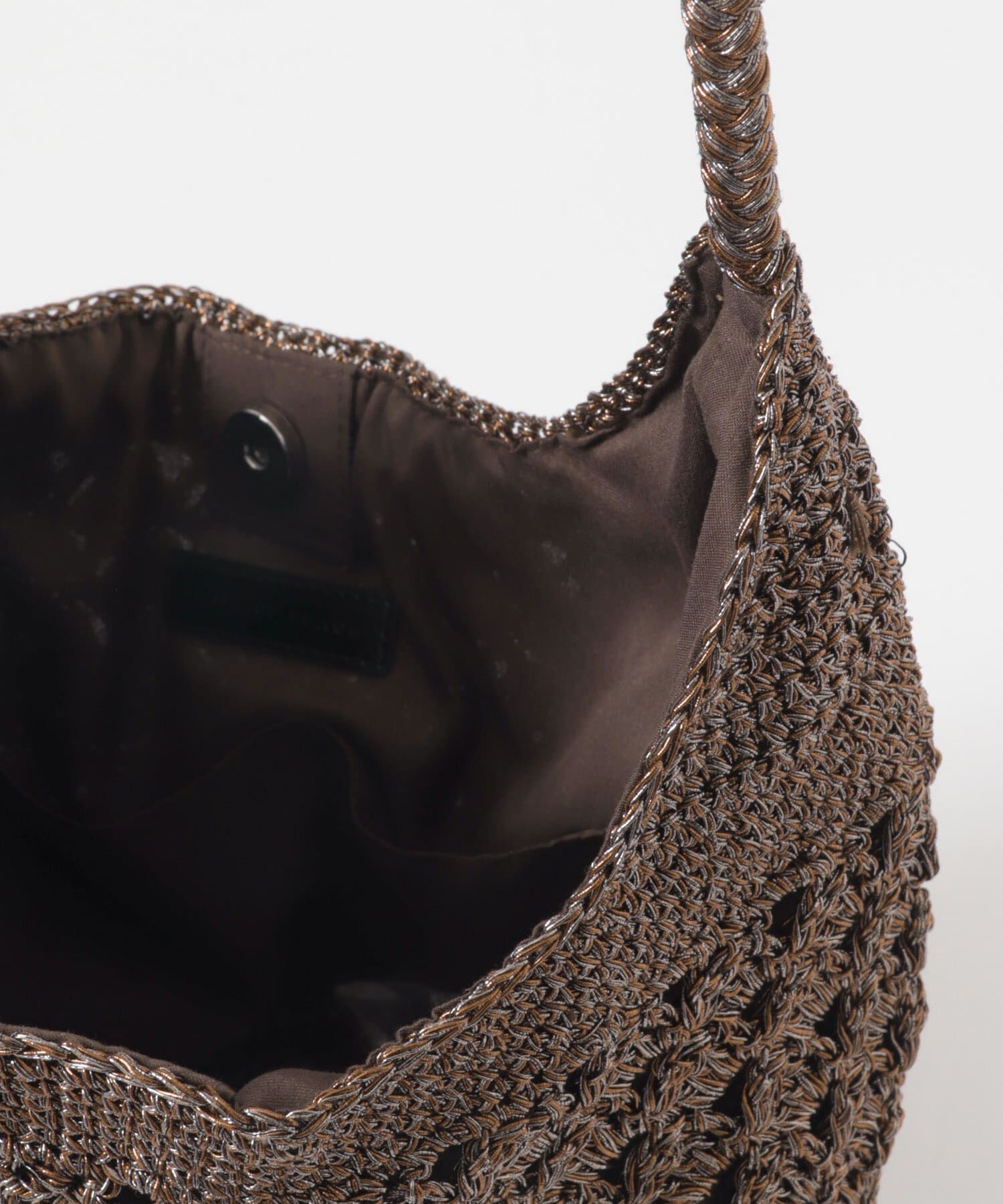 SENSE OF PLACE by URBAN RESEARCH「メタリックヤーンバッグ」|かごバッグ|