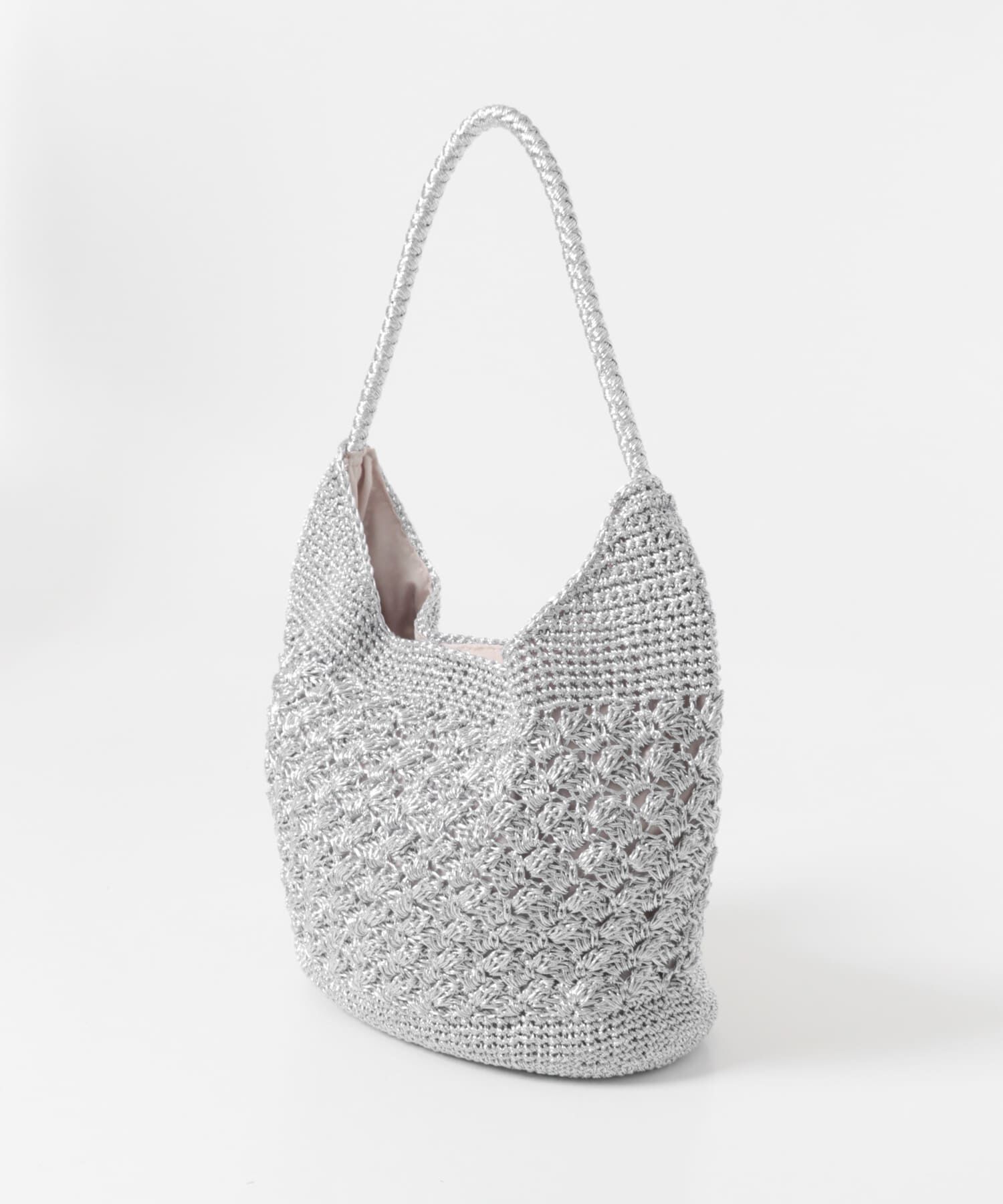 SENSE OF PLACE by URBAN RESEARCH「メタリックヤーンバッグ」|かごバッグ|