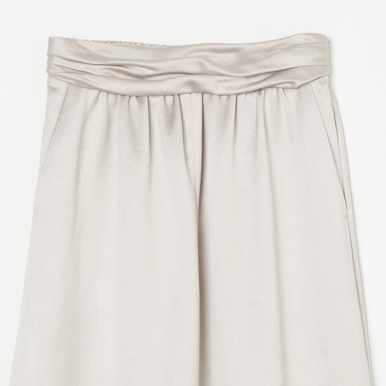 HELIOPOLE「HELIOPOLE KALINE SATIN SKIRT SOLID」|スカート|