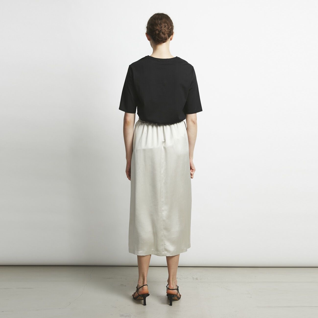 HELIOPOLE「HELIOPOLE KALINE SATIN SKIRT SOLID」|スカート|