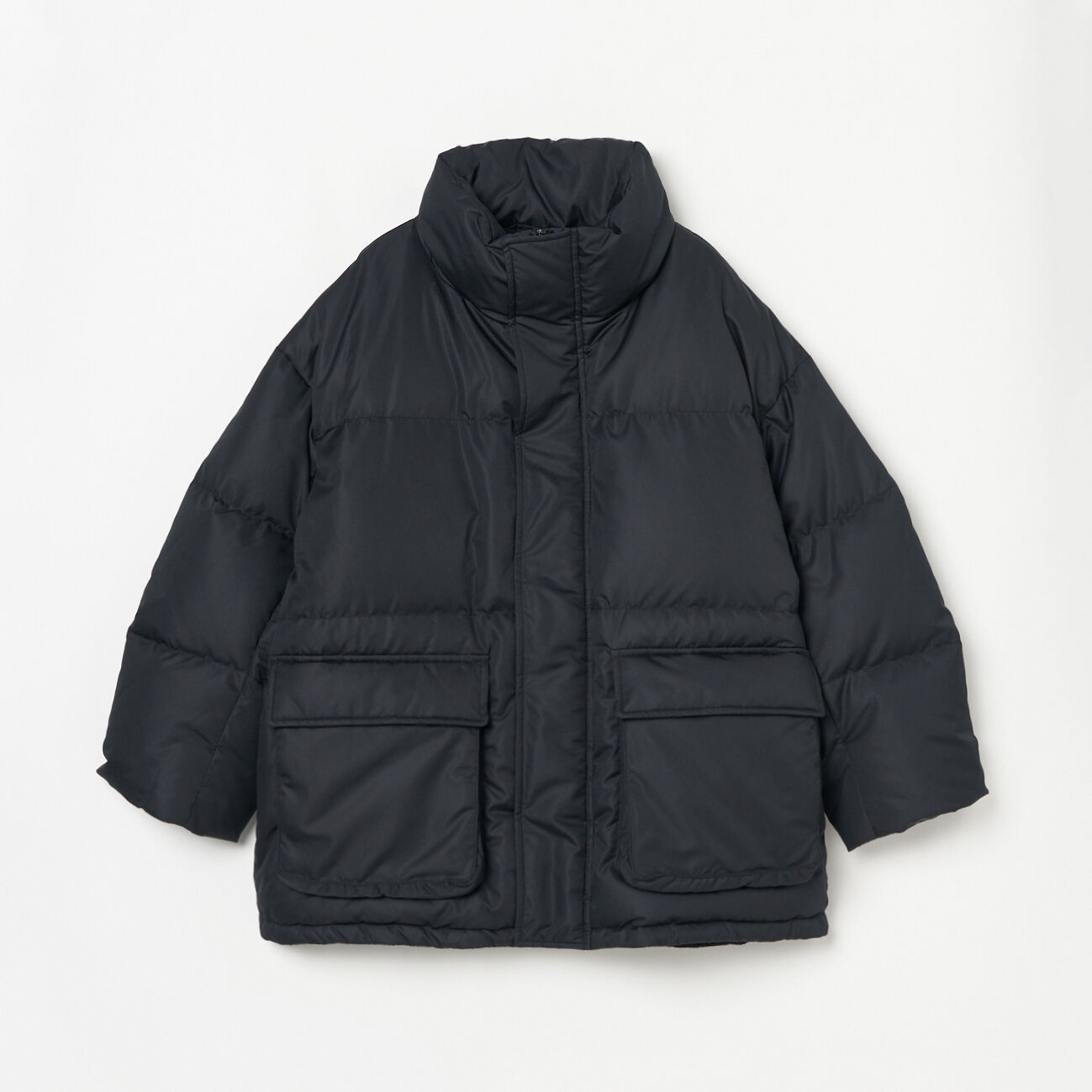HELIOPOLE「HELIOPOLE STAND COLLAR DOWN BLOUSON」|ダウン|ブラック