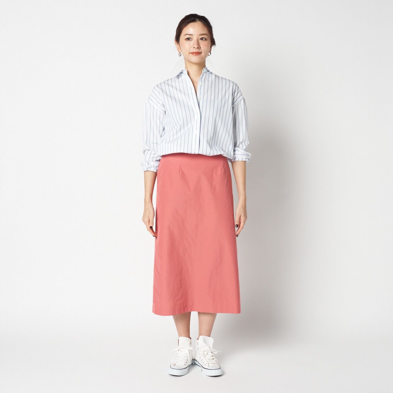 HELIOPOLE「HELIOPOLE TAFTA I LINE SKIRT」|スカート|