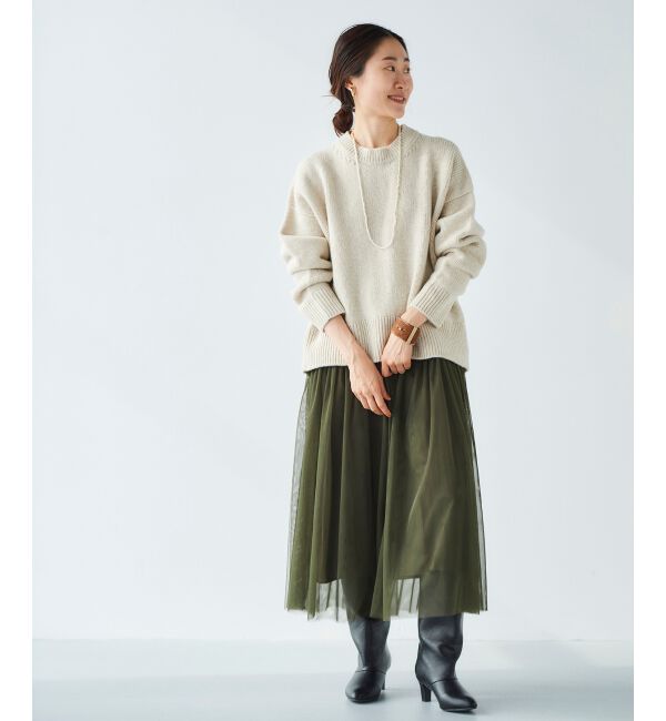 le.coeur blanc「チュールキリカエスカート」|スカート|