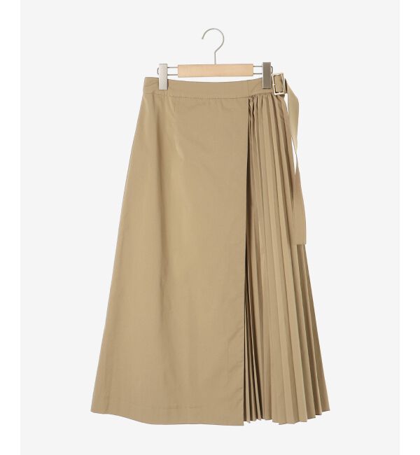 le.coeur blanc「サイドプリーツバックルツキスカート」|スカート|