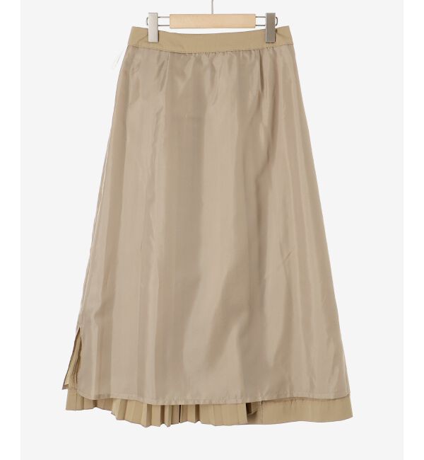 le.coeur blanc「サイドプリーツバックルツキスカート」|スカート|