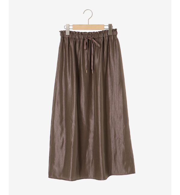 le.coeur blanc「ソフトグリッターナロースカート」|スカート|