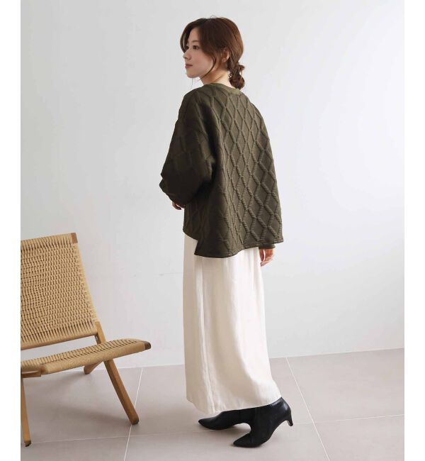 le.coeur blanc「ソフトグリッターナロースカート」|スカート|