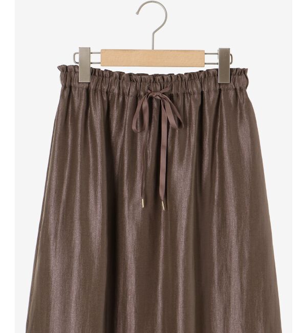 le.coeur blanc「ソフトグリッターナロースカート」|スカート|