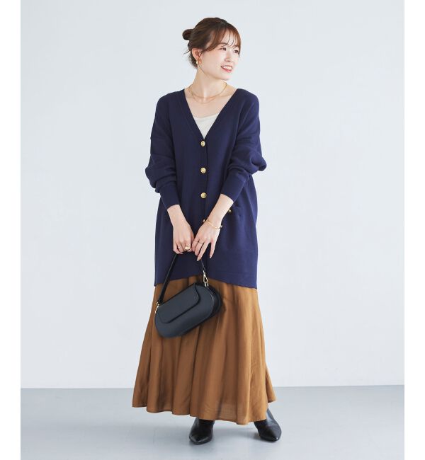 le.coeur blanc「《手洗い可能》シルキーローンギャザースカート」|スカート|