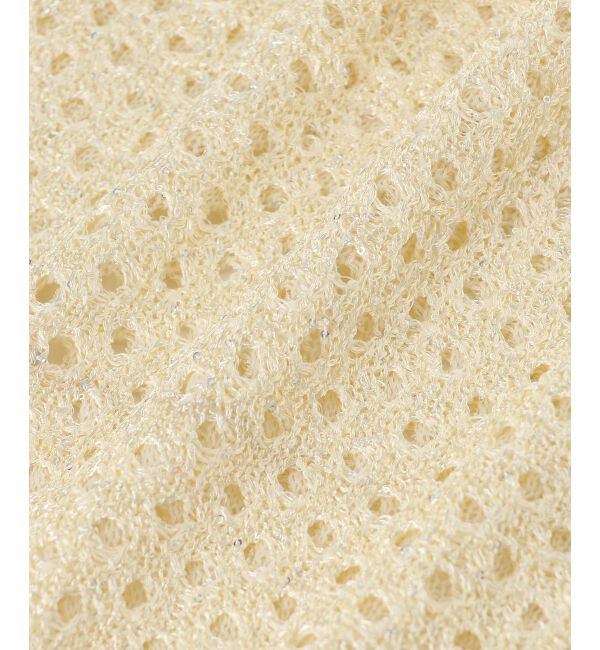  「スパンコールメッシュニットプルオーバー」|ニット・セーター|