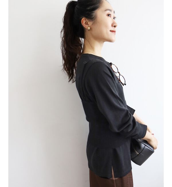  「《手洗い可能》ニットプルオーバー&times;ビスチェセット」|ニット・セーター|