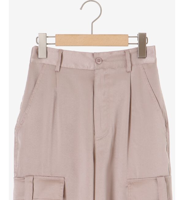 MAJESTICLEGON「サテンカーゴパンツ」|カーゴ|