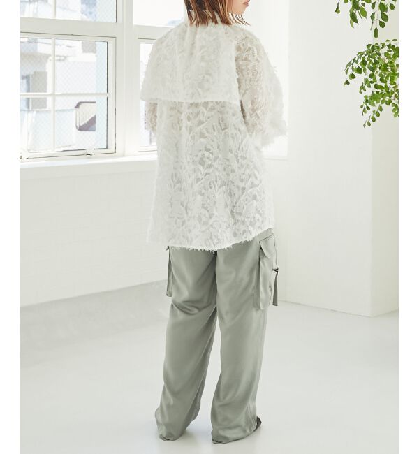 MAJESTICLEGON「サテンカーゴパンツ」|カーゴ|