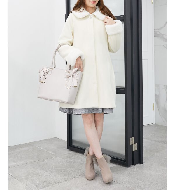  「☆取り外しできるリボンブーツ」|ショートブーツ|