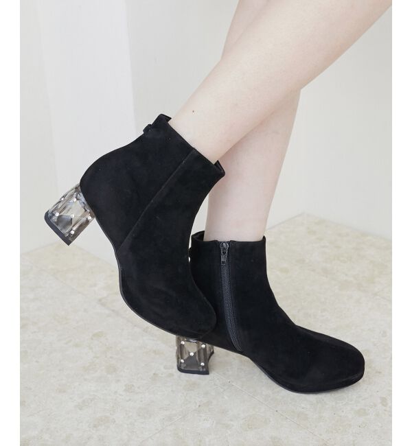  「☆取り外しできるリボンブーツ」|ショートブーツ|