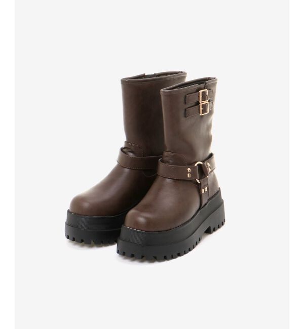 MAJESTICLEGON「エンジニアショートブーツ」|ショートブーツ|