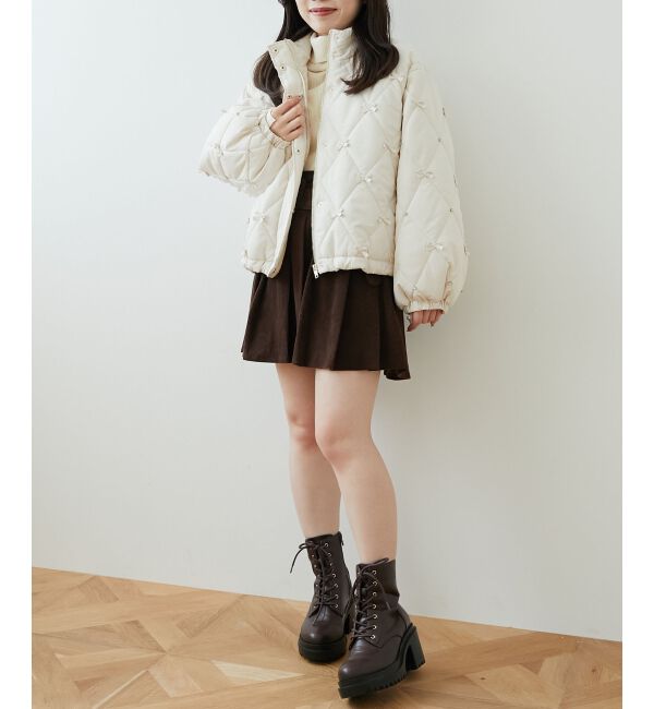 MAJESTICLEGON「ベルトセットプリーツミニスカパン」|スカート|