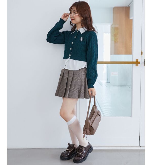 MAJESTICLEGON「ベルトセットプリーツミニスカパン」|スカート|