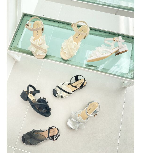  「シアーフリルサンダル」|サンダル|