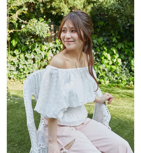  「前後2wayバルーン袖ブラウス」|シャツ・ブラウス|