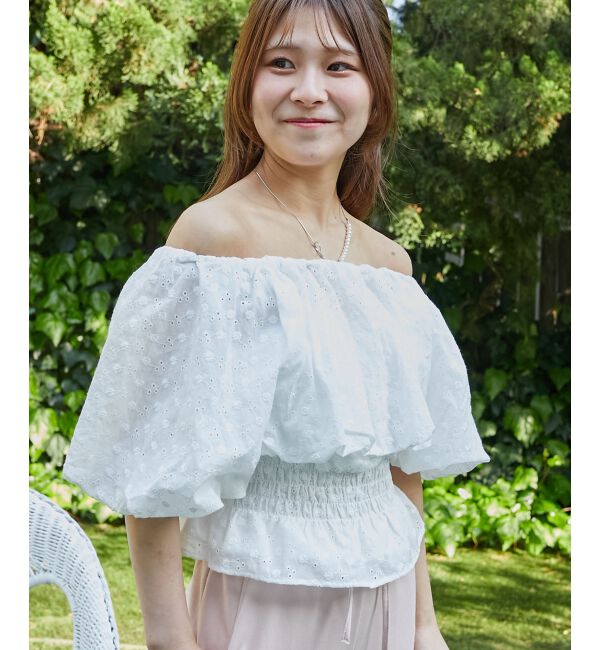  「前後2wayバルーン袖ブラウス」|シャツ・ブラウス|