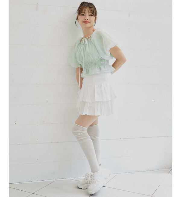  「前後2wayバルーン袖ブラウス」|シャツ・ブラウス|