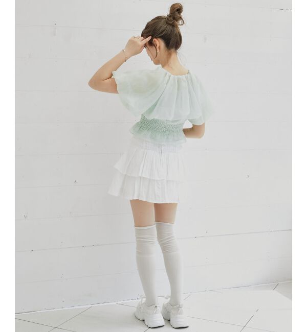  「前後2wayバルーン袖ブラウス」|シャツ・ブラウス|