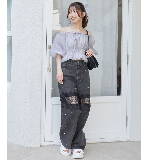  「前後2wayバルーン袖ブラウス」|シャツ・ブラウス|