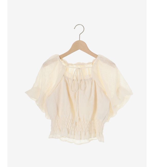  「前後2wayバルーン袖ブラウス」|シャツ・ブラウス|