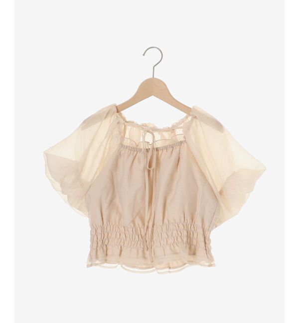  「前後2wayバルーン袖ブラウス」|シャツ・ブラウス|