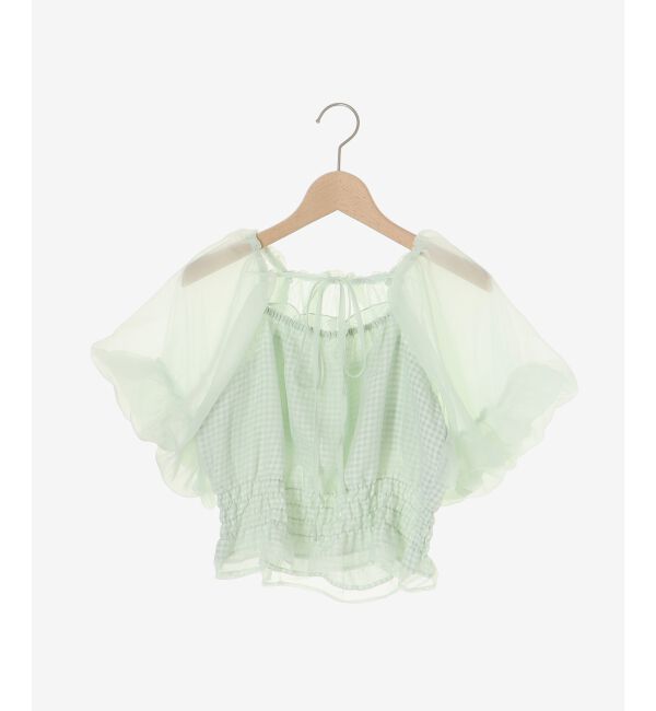  「前後2wayバルーン袖ブラウス」|シャツ・ブラウス|