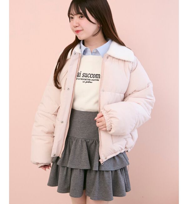  「ファー襟中綿ブルゾン」|ブルゾン・スタジャン|