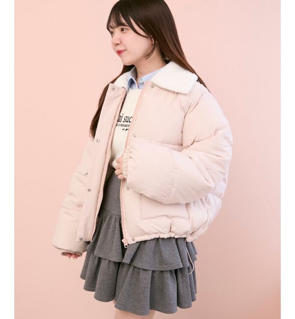  「ファー襟中綿ブルゾン」|ブルゾン・スタジャン|