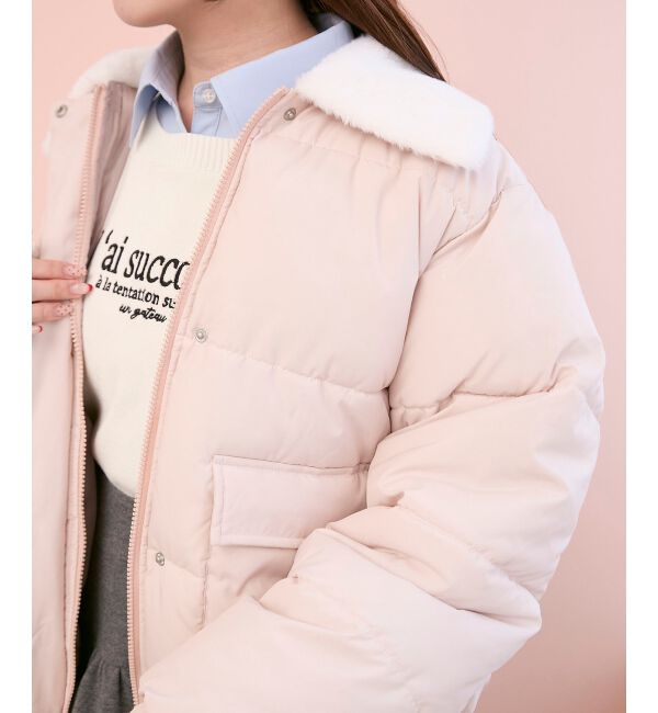  「ファー襟中綿ブルゾン」|ブルゾン・スタジャン|