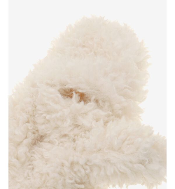  「ストラップ付きプードルミトン」|手袋|