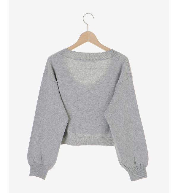  「襟付ノースリニットセットオフショルニット」|ニット・セーター|